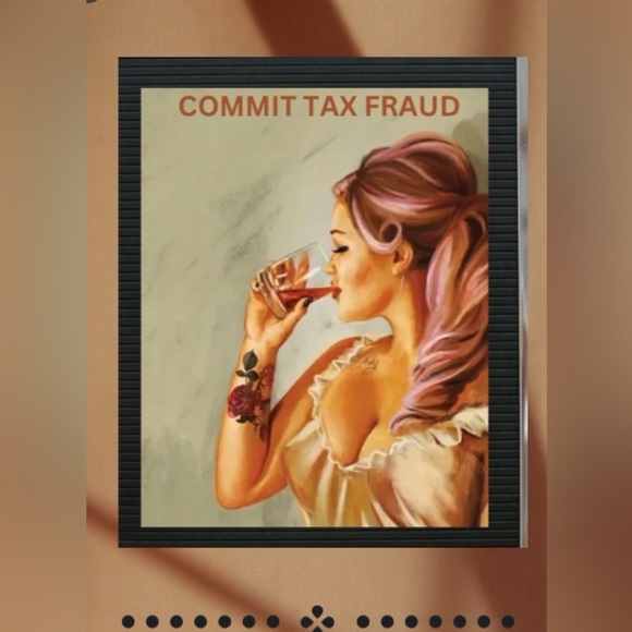 Commit tax fraud pin up. 8x10 - Picture 4 of 6